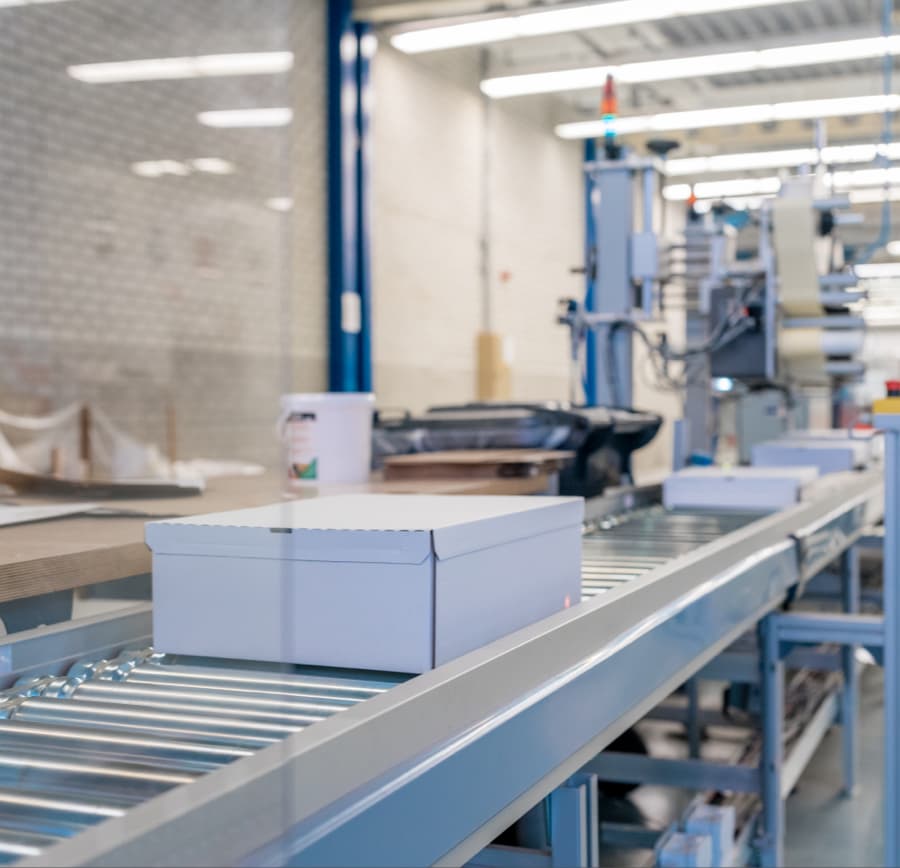 Een pakket op de baan bij Punt-uit