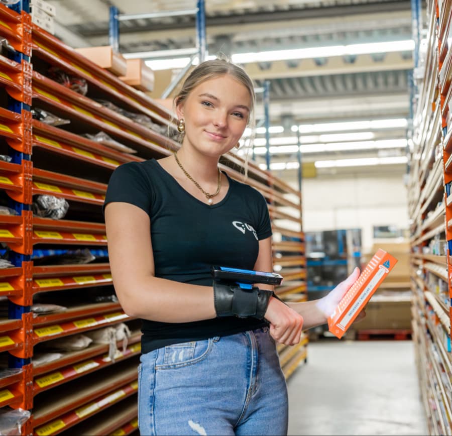 Scanapparaat in actie bij Punt-uit